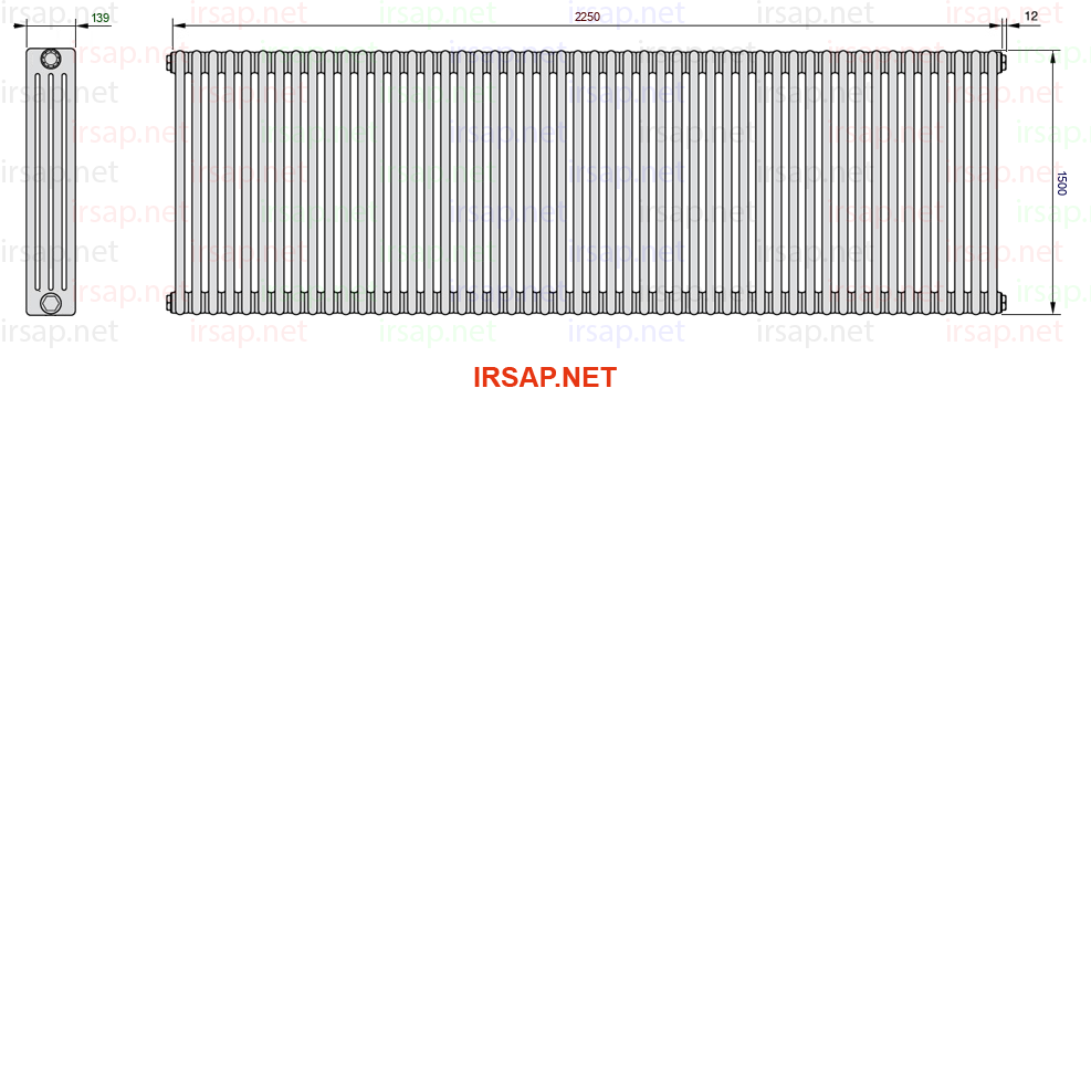 Радиатор IRSAP Tesi 41500/50 T12 CL 01